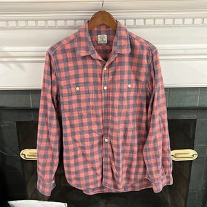 J Crew Men’s Flannel Medium multicolored